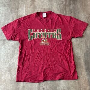 Vintage Arizona Coyotes Hanes Shirt Mens XL